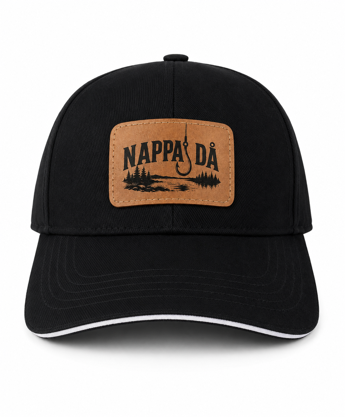 Keps - "Nappa då" - svart