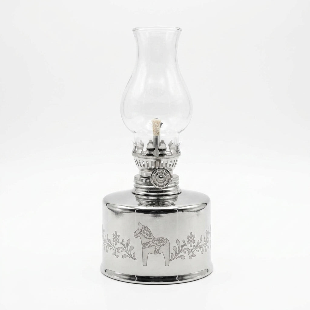 Oljelampa - Dalahäst (Silver)