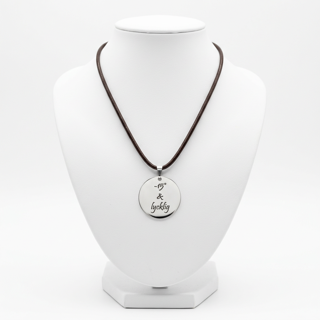 Halsband - "-15 & lycklig"