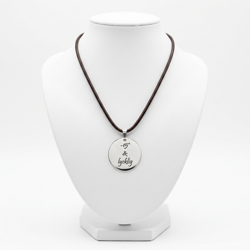 Halsband - "-15 & lycklig"