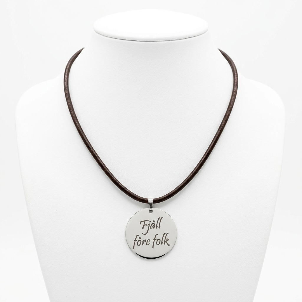 Halsband - "Fjäll före folk"