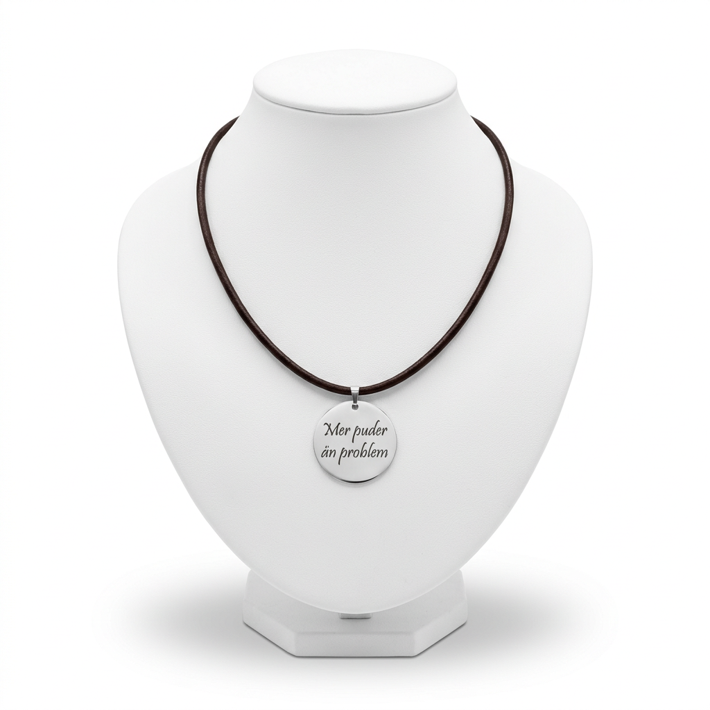 Halsband - "Mer puder än problem"