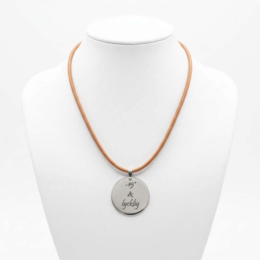 Halsband - "-15 & lycklig"