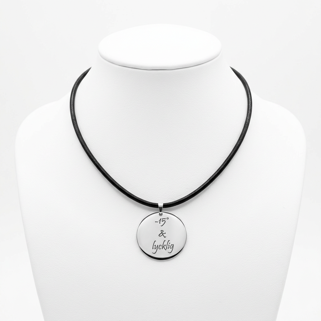 Halsband - "-15 & lycklig"