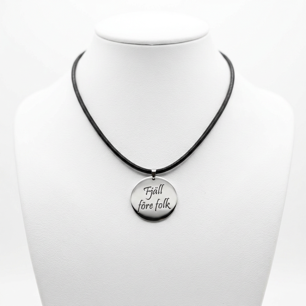 Halsband - "Fjäll före folk"