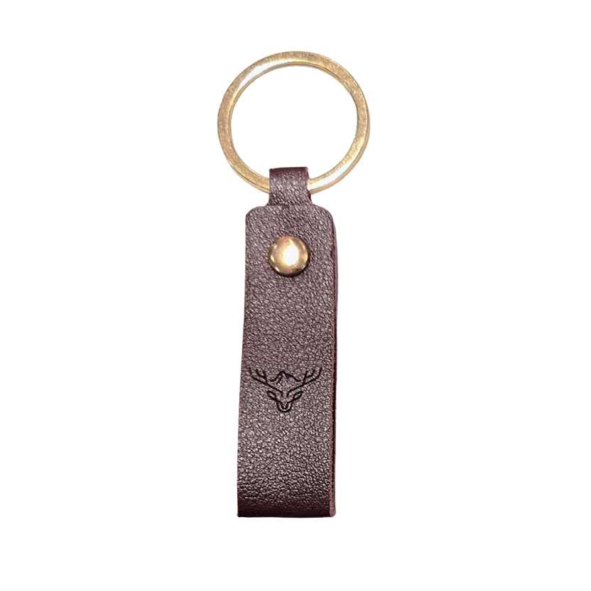 Nyckelring i läder - Idre ledkros